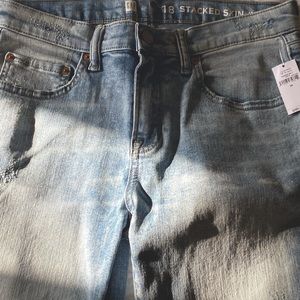 Brand new Gap stacked jeans